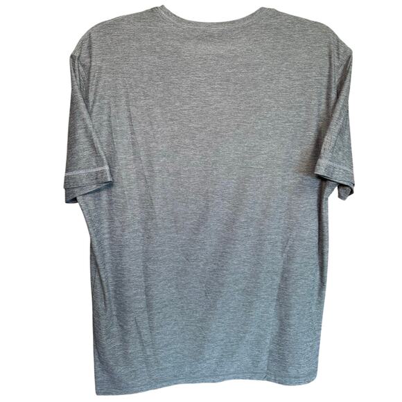 Vuori Strato Tech Tee Shirt Short Sleeve Crewneck Heather Green Gray Size Medium - Picture 8 of 11